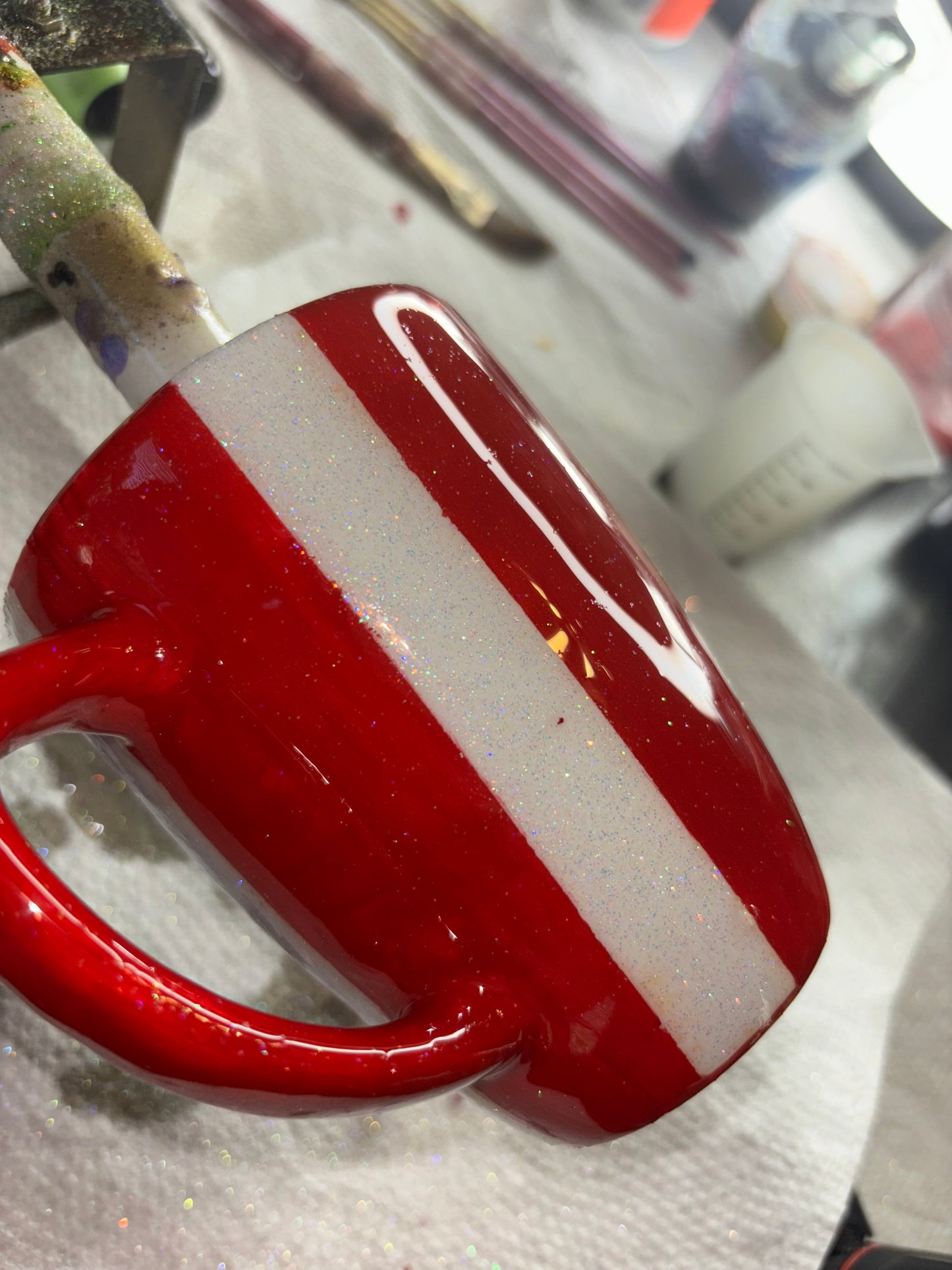 Candy cane mug 🍵