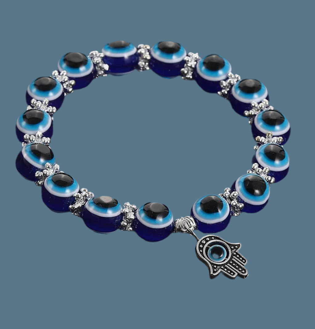 Evil Eye beaded hand made bracelet