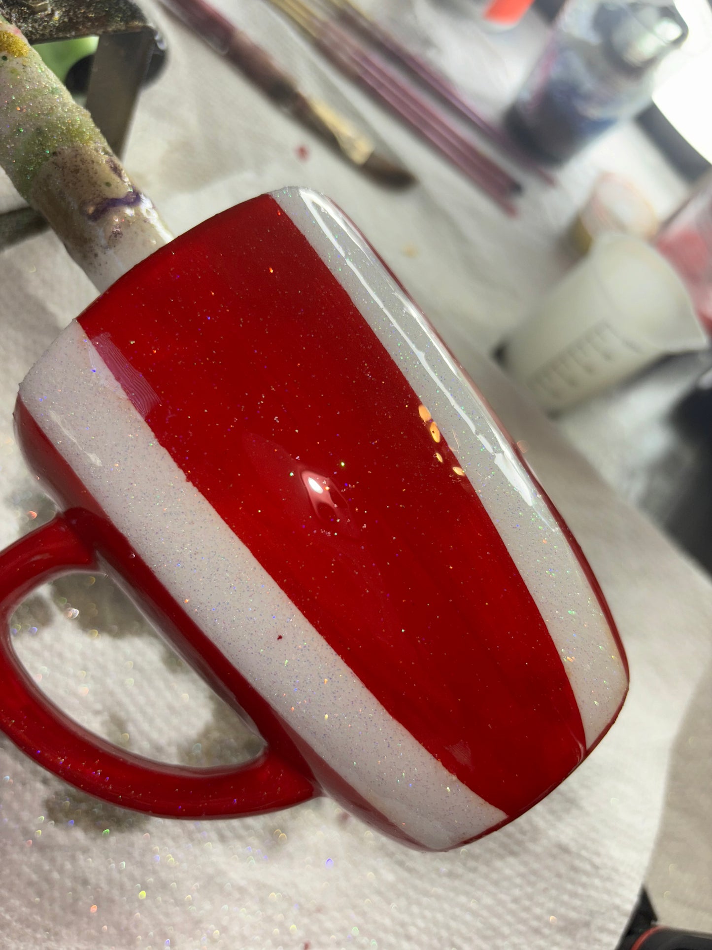 Candy cane mug 🍵