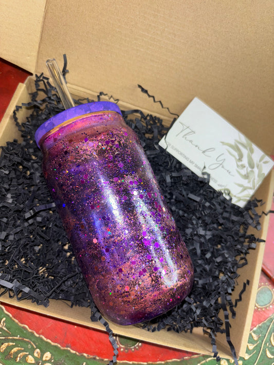 Gypsy Soul Glass Tumbler 💜